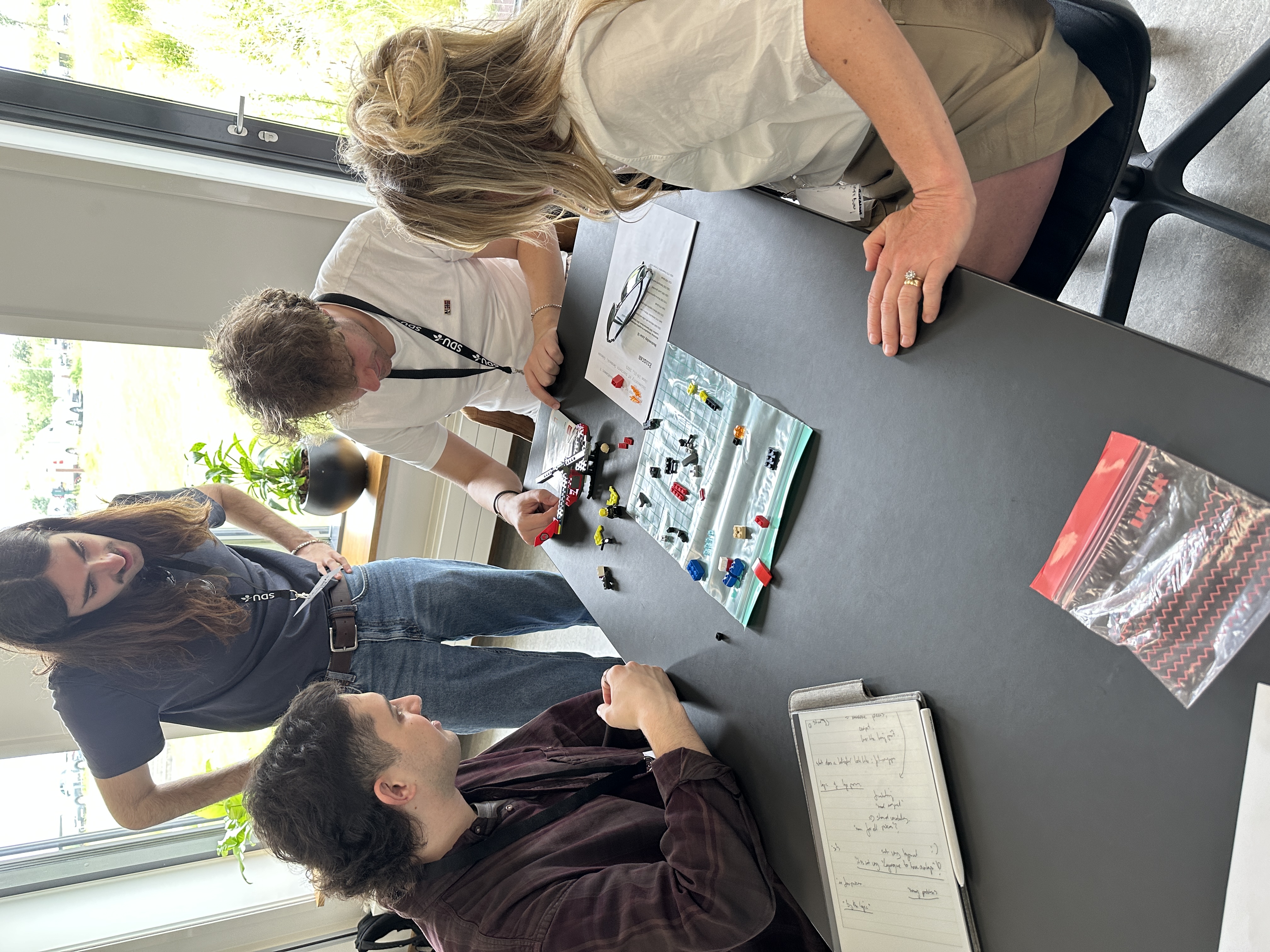 Lego task at the cognitive ethnography workshop